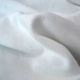 White Polyester Woven Fabric - Versatile and Durable Material