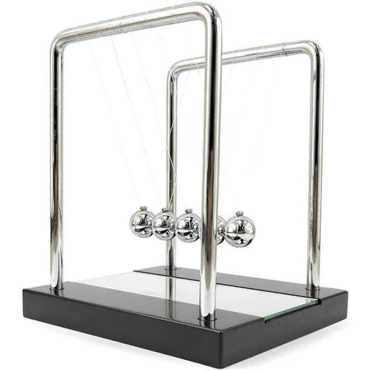 Newton's Cradle Balance Ball Desk Ornament - Classic Physics Toy